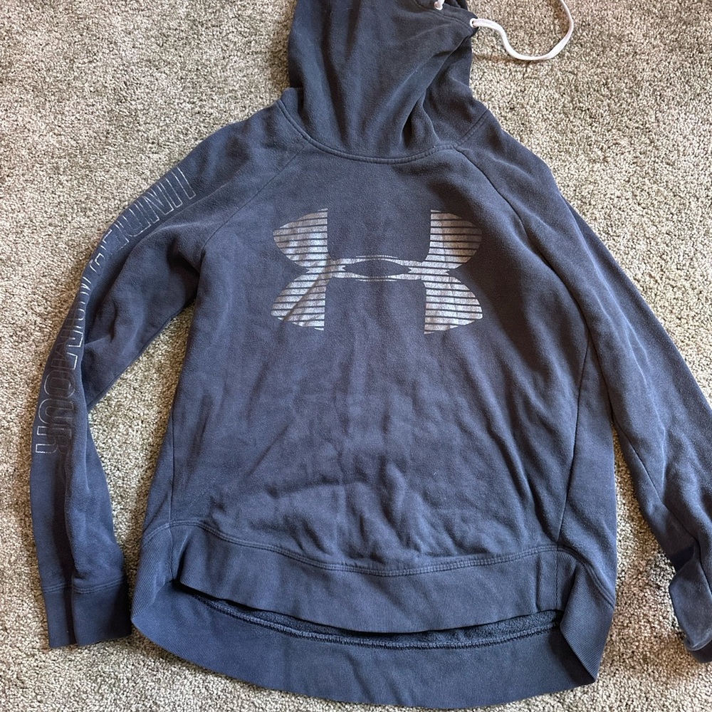 Under Armour Black Fleece Pullover Hoodie